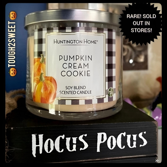 Other - 🆕️RARE! "2023" LARGE 14 OZ PUMPKIN CREAM COOKIE SOY BLEND SCENTED CANDLE!